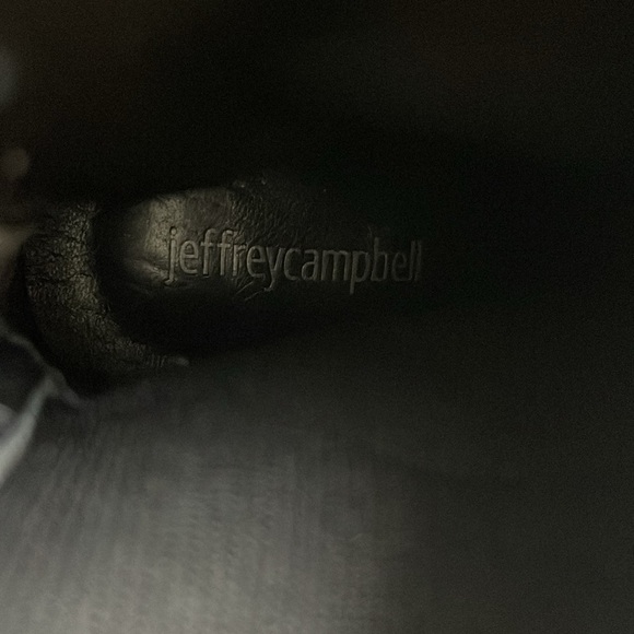 Jeffrey Campbell Bentlee Black Ankle Sock Zip Back Boot Size 6 - Picture 5 of 7